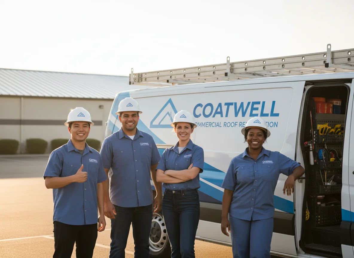 Commercial roof coating company in Ennice, NC